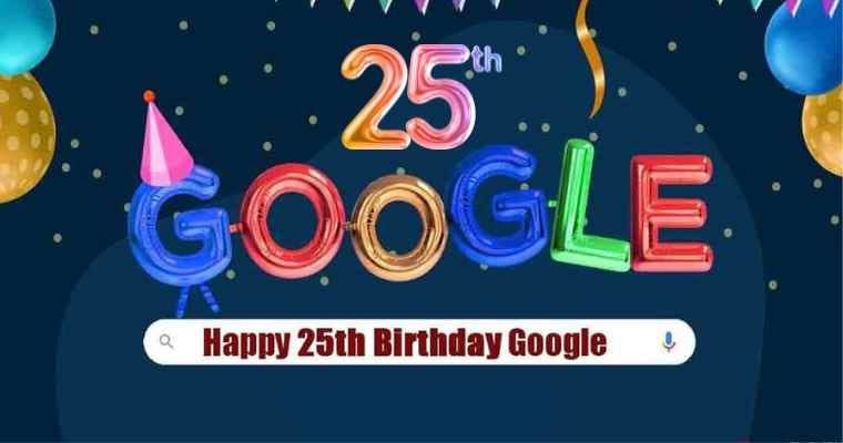 what is googles 25e verjaardag