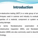 What is an introduction to non-destructive testing?