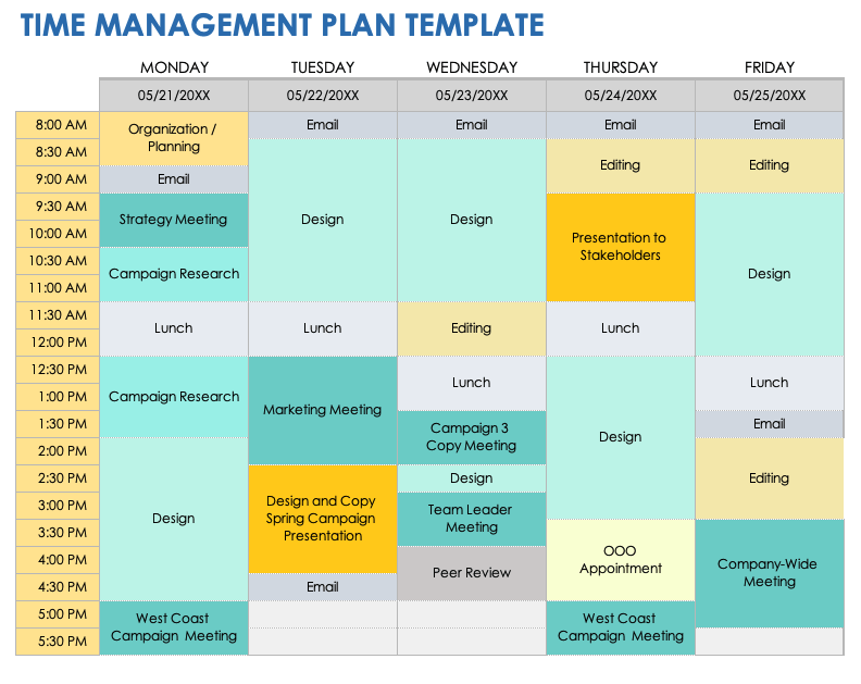 Mastering Time Management With Customizable Timesheet Templates
