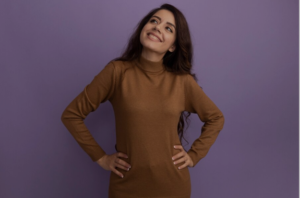 Brown Sweater Dress