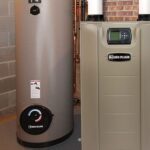 What are the advantages of condensing boilers in terms of efficiency and cost savings?