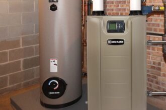 What are the advantages of condensing boilers in terms of efficiency and cost savings?