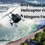 Why should you take a helicopter ride over Niagara Falls?