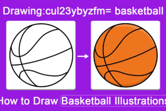 What are the best techniques for drawing:cul23ybyzfm=basketball?