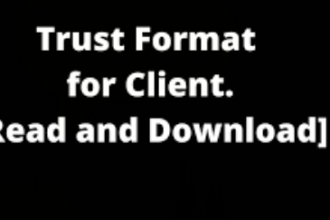 30 trust format message for client