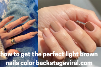 how to get the perfect light brown nails color backstageviral.com