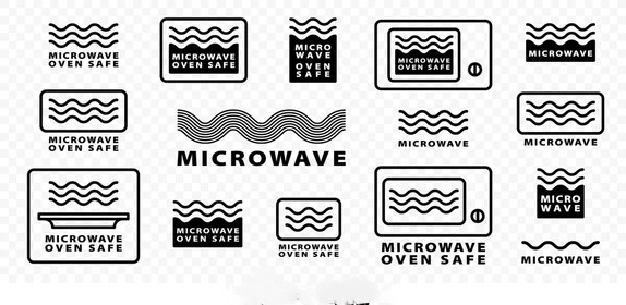 Who Uses the microwave safe symbol?