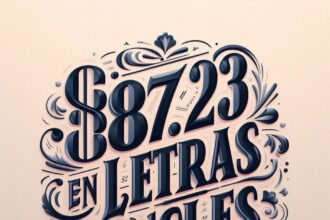 $87.23 en letras en ingles