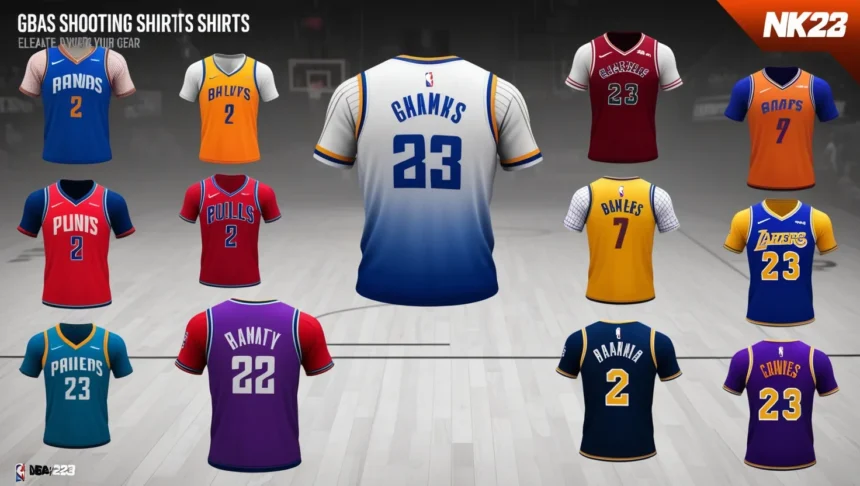 gbas shooting shirts nba 2k23 mod