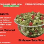 firehouse subs menu