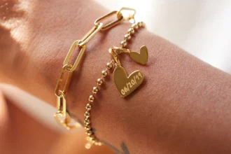 shop personalized heart bracelets