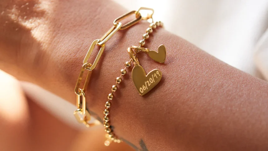 shop personalized heart bracelets