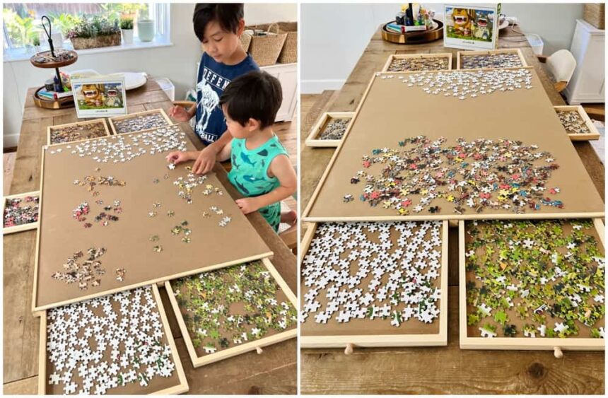 puzzle table