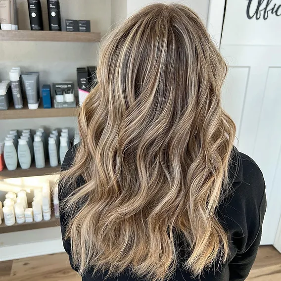 blonde highlights