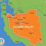 silicon valley in map