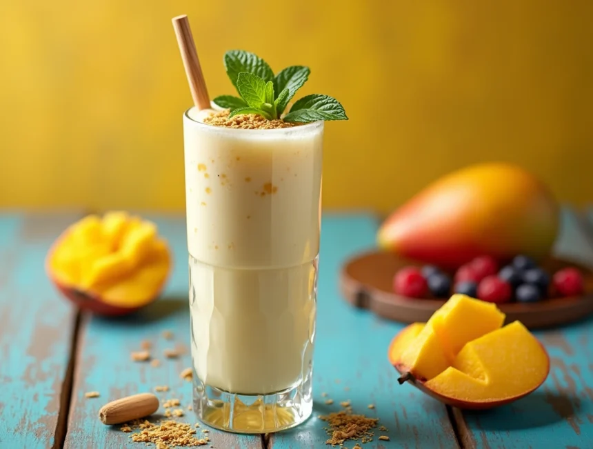 cold yogurt drink crossword