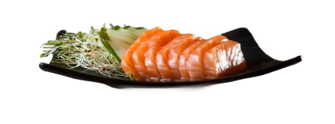 sushi order topped with salmon nyt