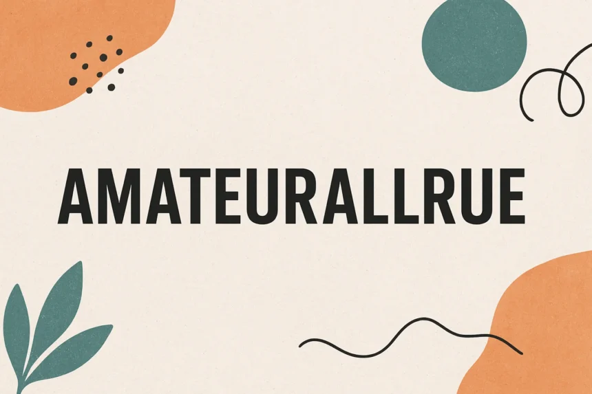 amateurallrue