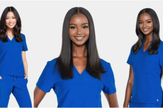 Royal blue scrubs