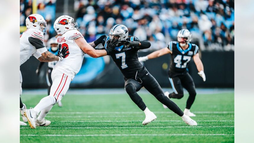 arizona cardinals vs carolina panthers match player stats