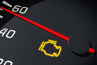 check engine light flashing