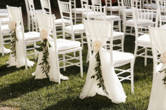 Modern Wedding Décor Rental Setup for Couples