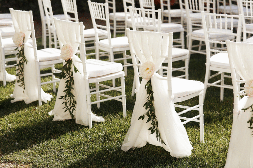 Modern Wedding Décor Rental Setup for Couples