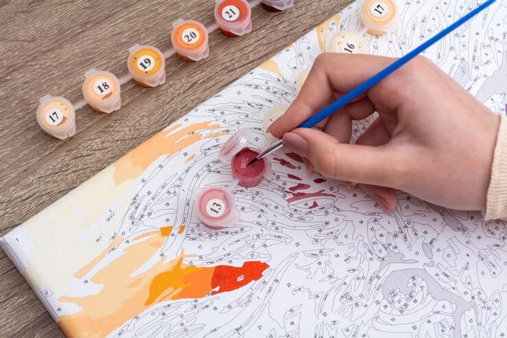 Make Paint by Numbers Look Real