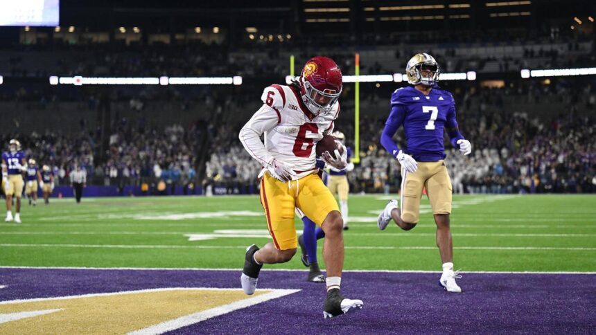 usc trojans football vs washington huskies football match player stats
