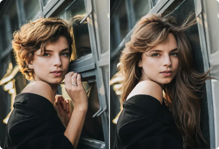 Which Long Hair Style Fits Your Face? Let AI Decide