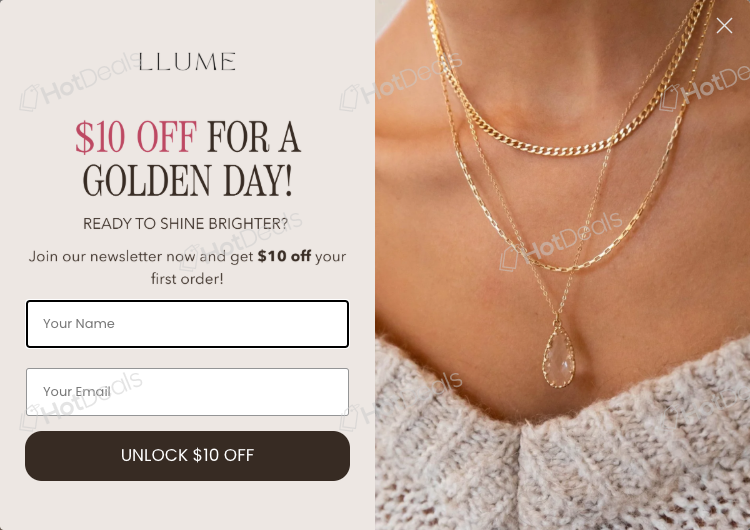 llume jewelry discount code