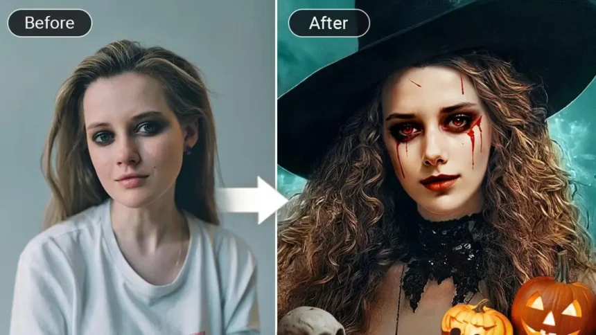 AI Halloween Filter: Create Vampire, Witch, and Skeleton Selfies in Seconds