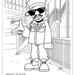 hip hop coloring book