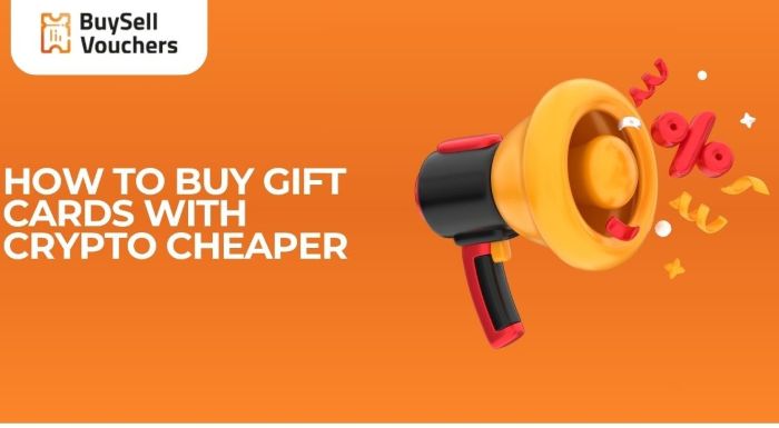 How to Buy Gift Cards With Crypto Cheaper