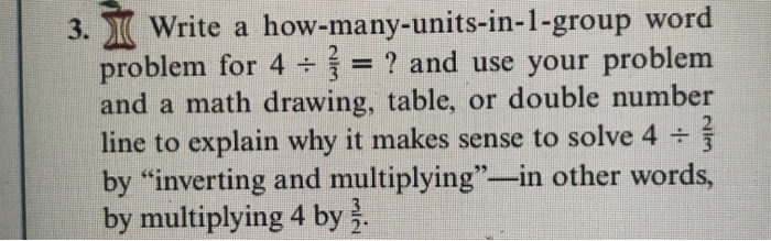 how many units in one group word problem
