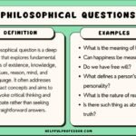 philosophical questions
