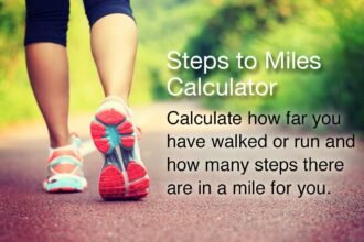 steps to miles