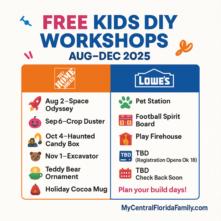 lowes kids workshop 2025