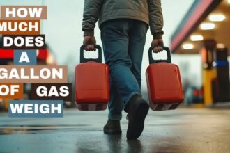 how much does a gallon of gas weigh