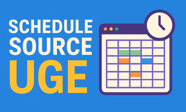 schedule source uge
