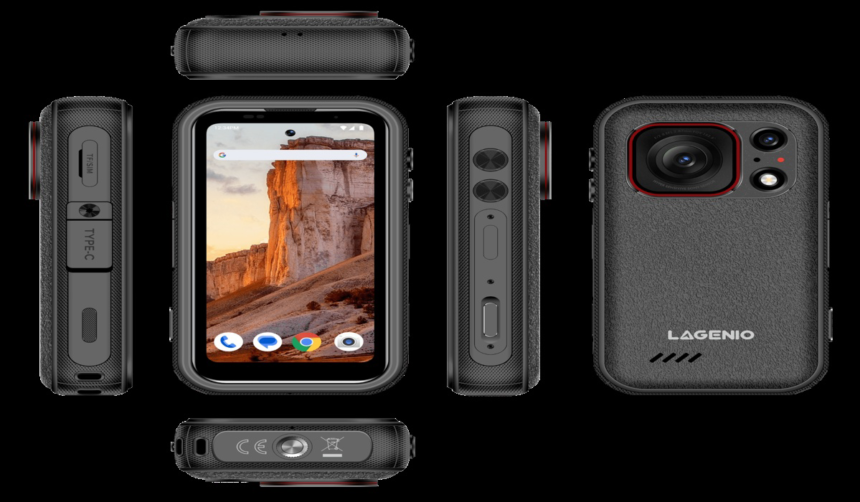 LAGENIO Eagle Pro: A Compact 5G Rugged Phone with Built-in Action Camera