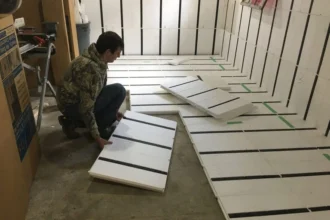 insulating concrete floor