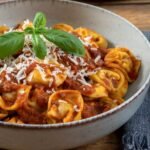 chicken tortellini with tomato sauce