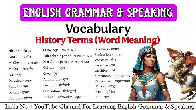 words with h i s t o r y