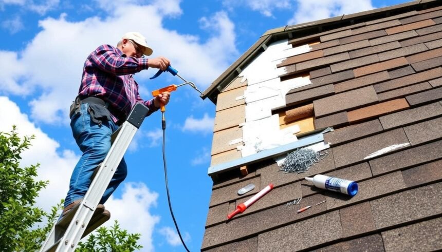 fix flashing on roof