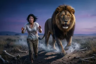 escaping from lion in dream meaning