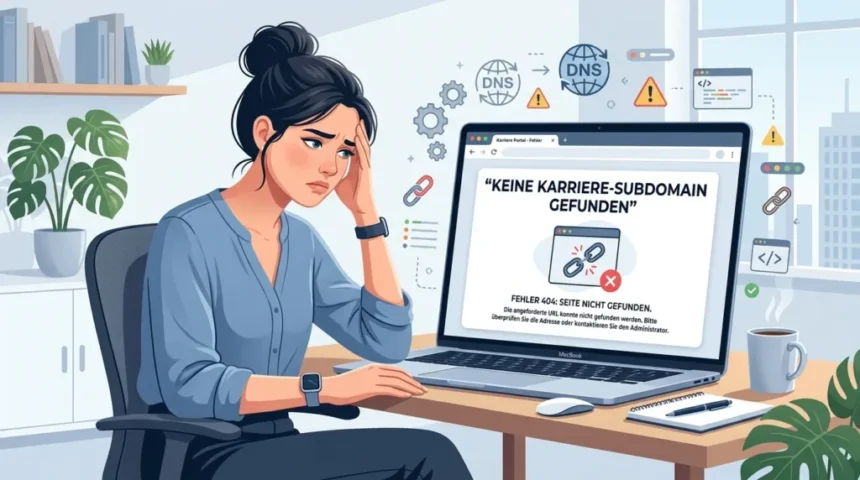 karriereseite keine subdomain