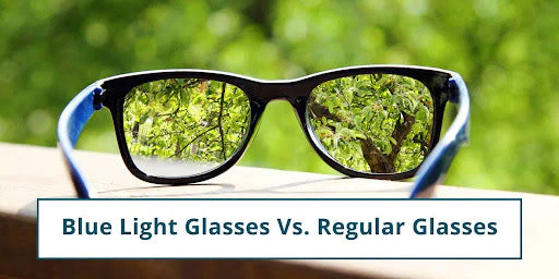 Blue Light Glasses vs. Ordinary Glasses for Better Focus