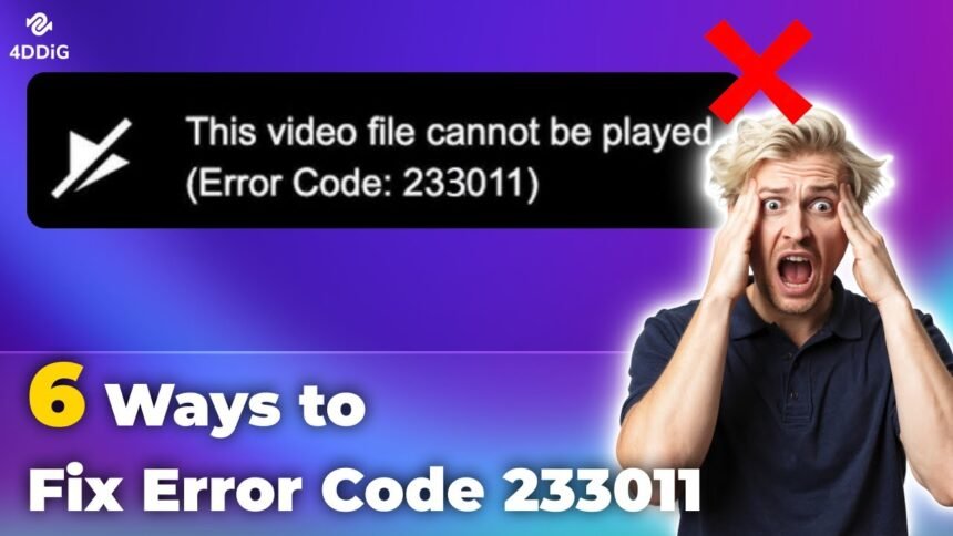 Error Code 233011
