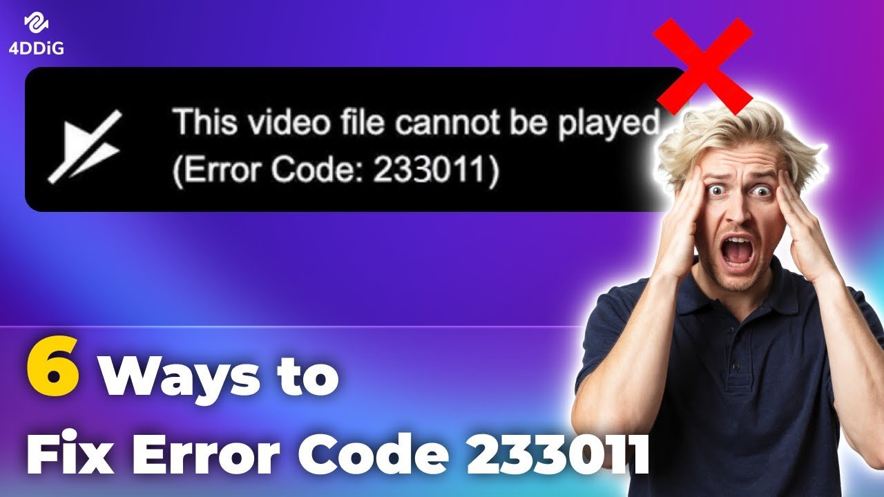 Error Code 233011: What It Means and How to Fix It Fast